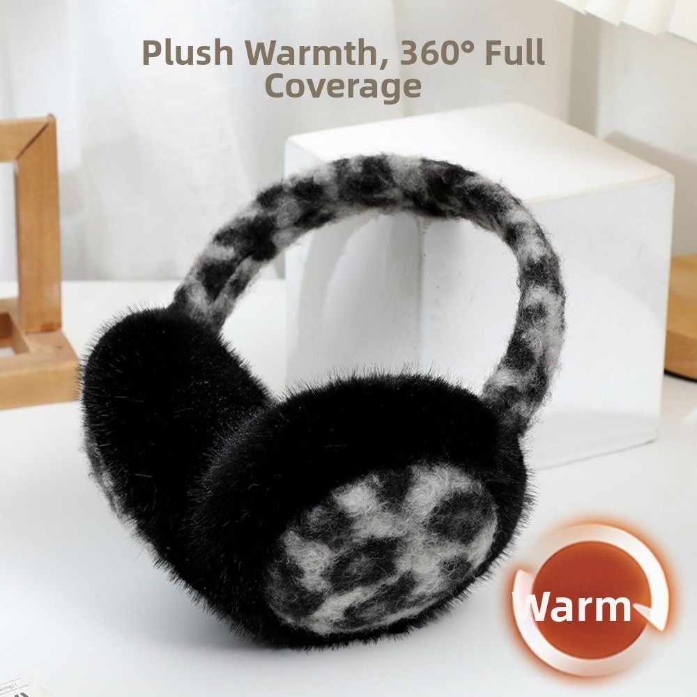 Earmuffs Foldable - Mode Opvouwbare Pluche Oorbeschermers Dikker Zacht