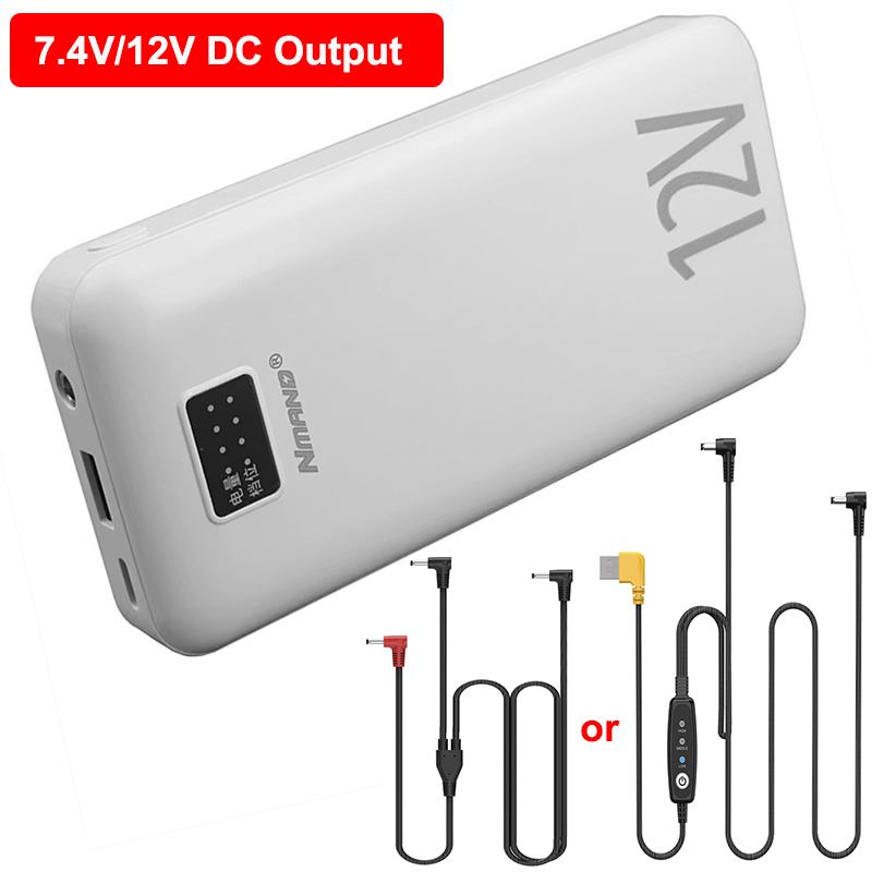 Heated Vest Battery - 12V DC Powerbank 18000mAh voor verwarmde