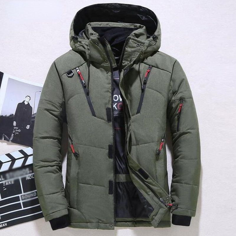 Down Jacket Packable - Donsjack Heren Winter Heren Witte Eend