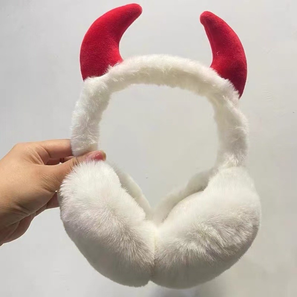 Earmuffs Foldable - Gotische opvouwbare oorbeschermers met duivelshoorns en