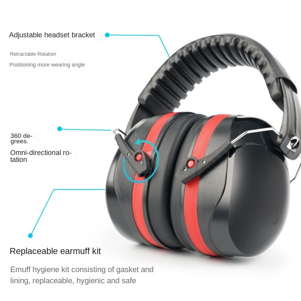 Opvouwbare anti-geluid oorkapp - Earmuffs Foldable recensie en prijs