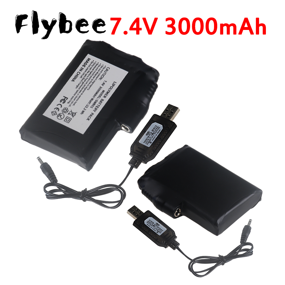 7.4V Li-Polymeer 3000mAh batte - Heated Vest Battery recensie en prijs