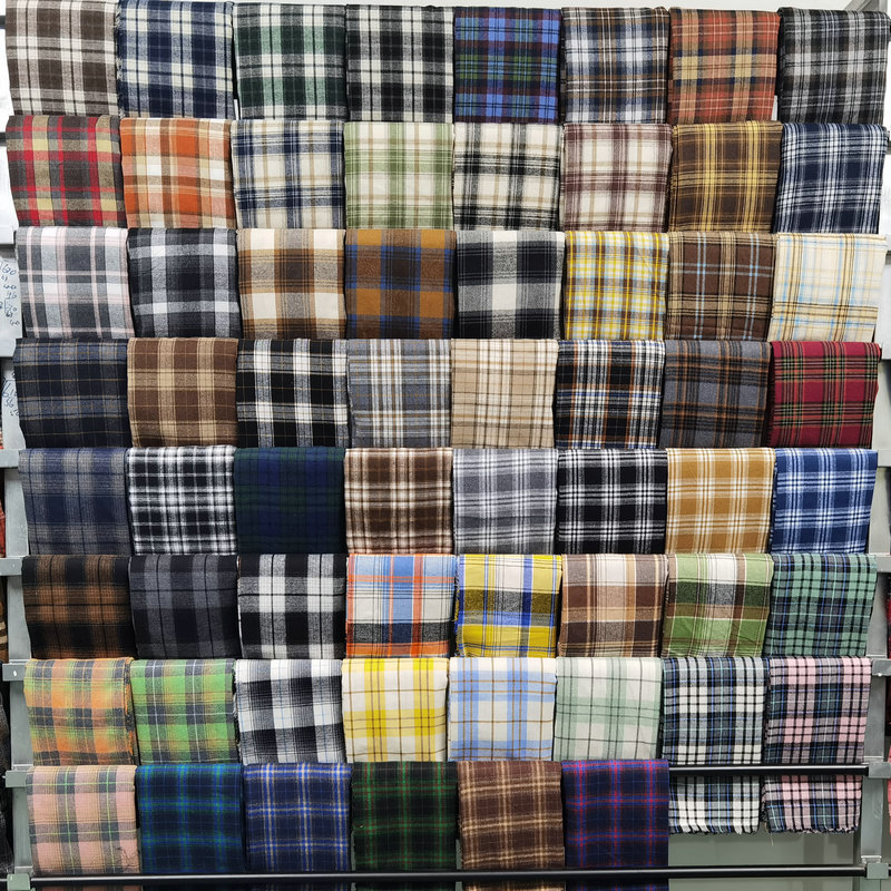 Twill geruite flanelstof per m - Flannel Shirt Lined recensie en prijs