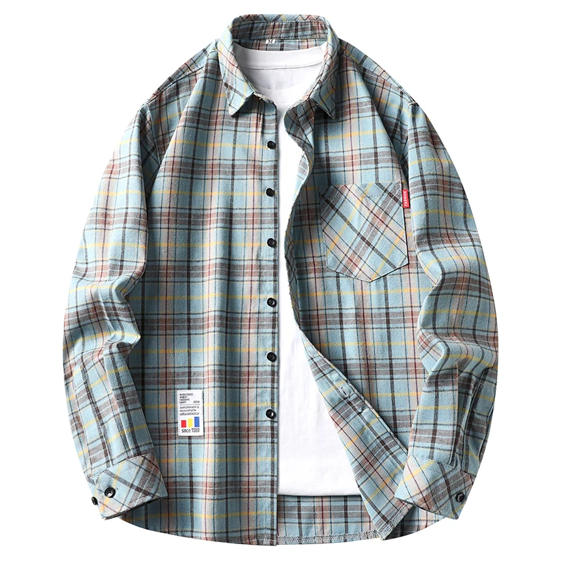 Heren casual geruite flanellen - Flannel Shirt Lined recensie en prijs