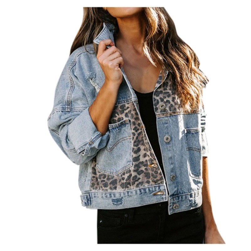 Luipaard Stiksels Denim Jas Da - Down Jacket Packable recensie en prijs